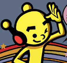 DJ Yellow from Rhythm Heaven