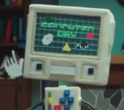 Colin the Computer from Don't Hug Me I'm Scared